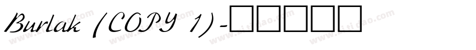 Burlak (COPY 1)字体转换